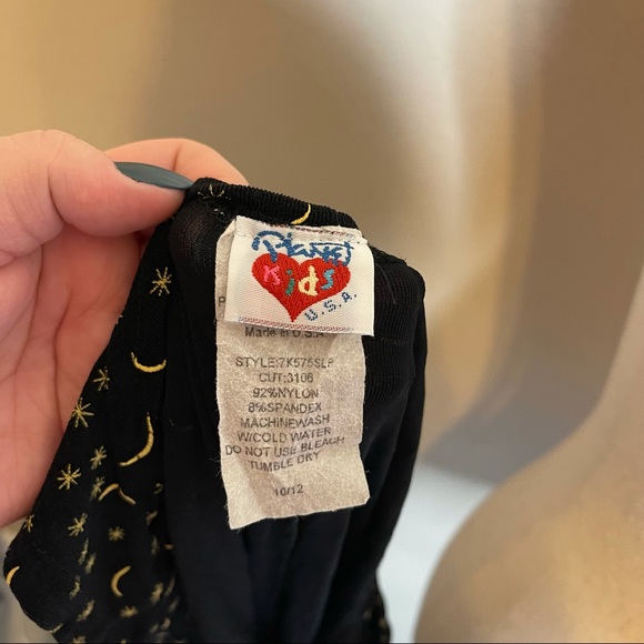 Vintage 90s Star & Moon Print Stretchy Mini Bodycon Dress - Picture 8 of 8